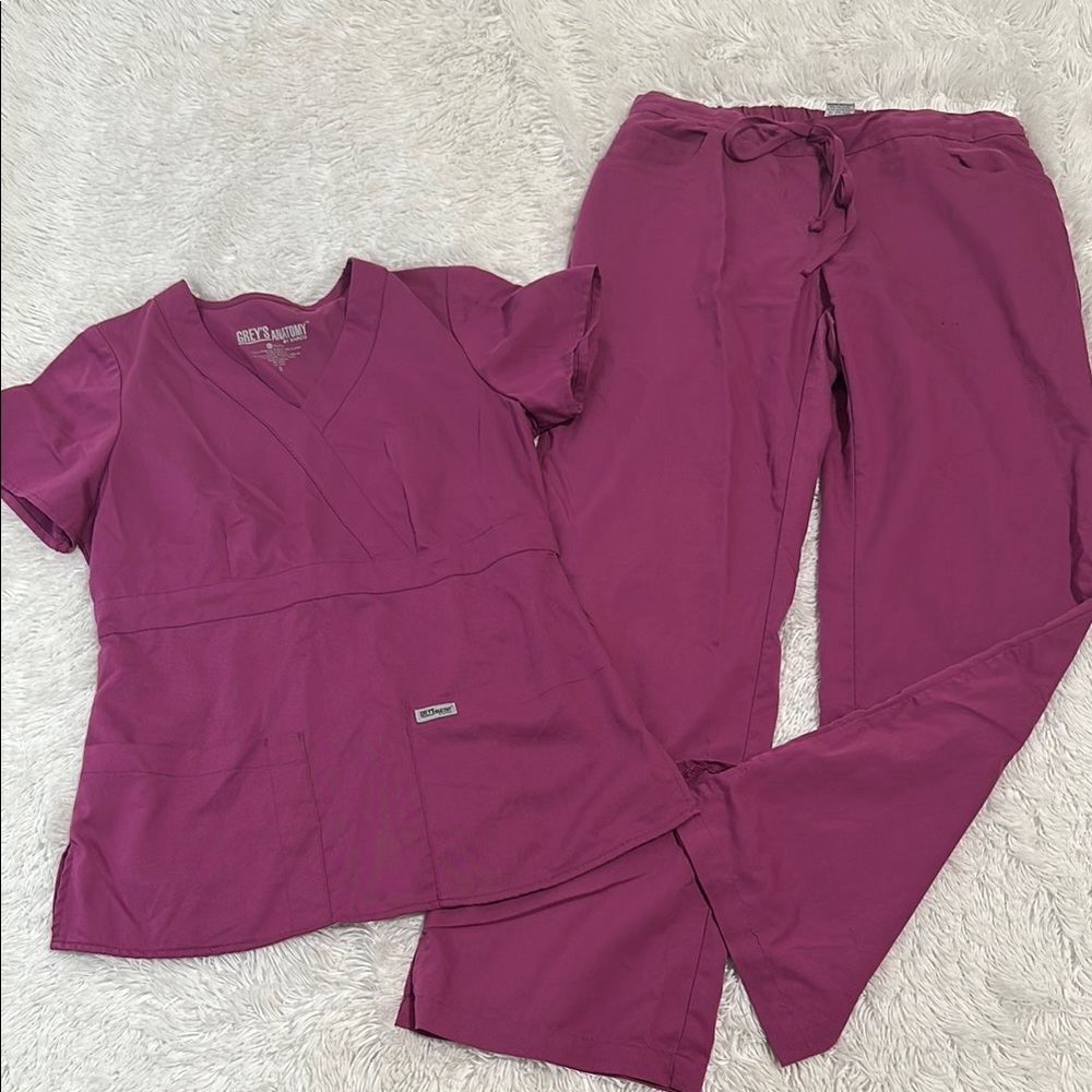 Grey's Anatomy Women's Top in Berry
